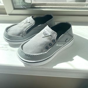 Like New Toddler Boys Columbia PFG Boat Shoes High-Traction Grip size 8